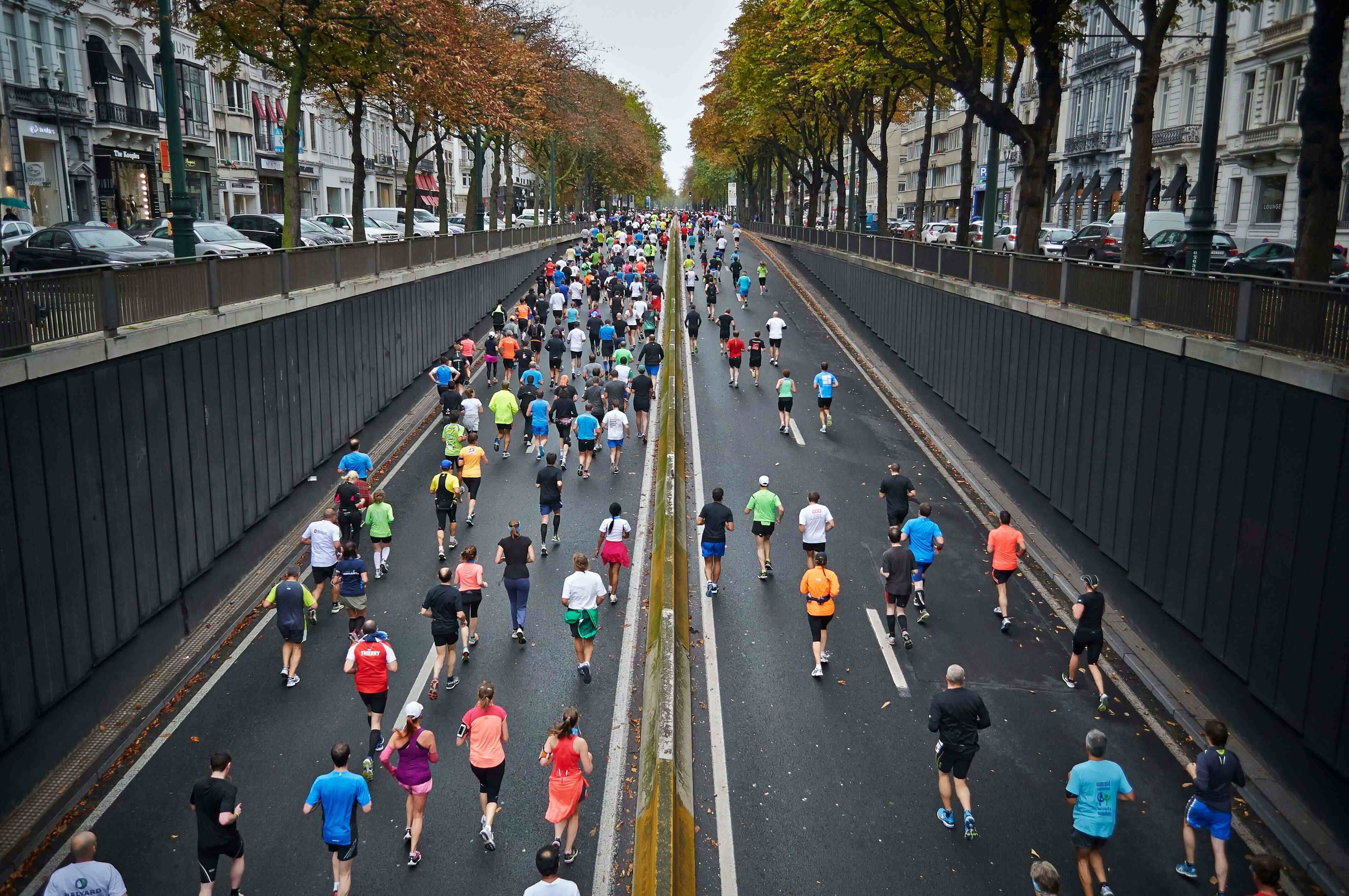 People Running in A Non-Profit Event